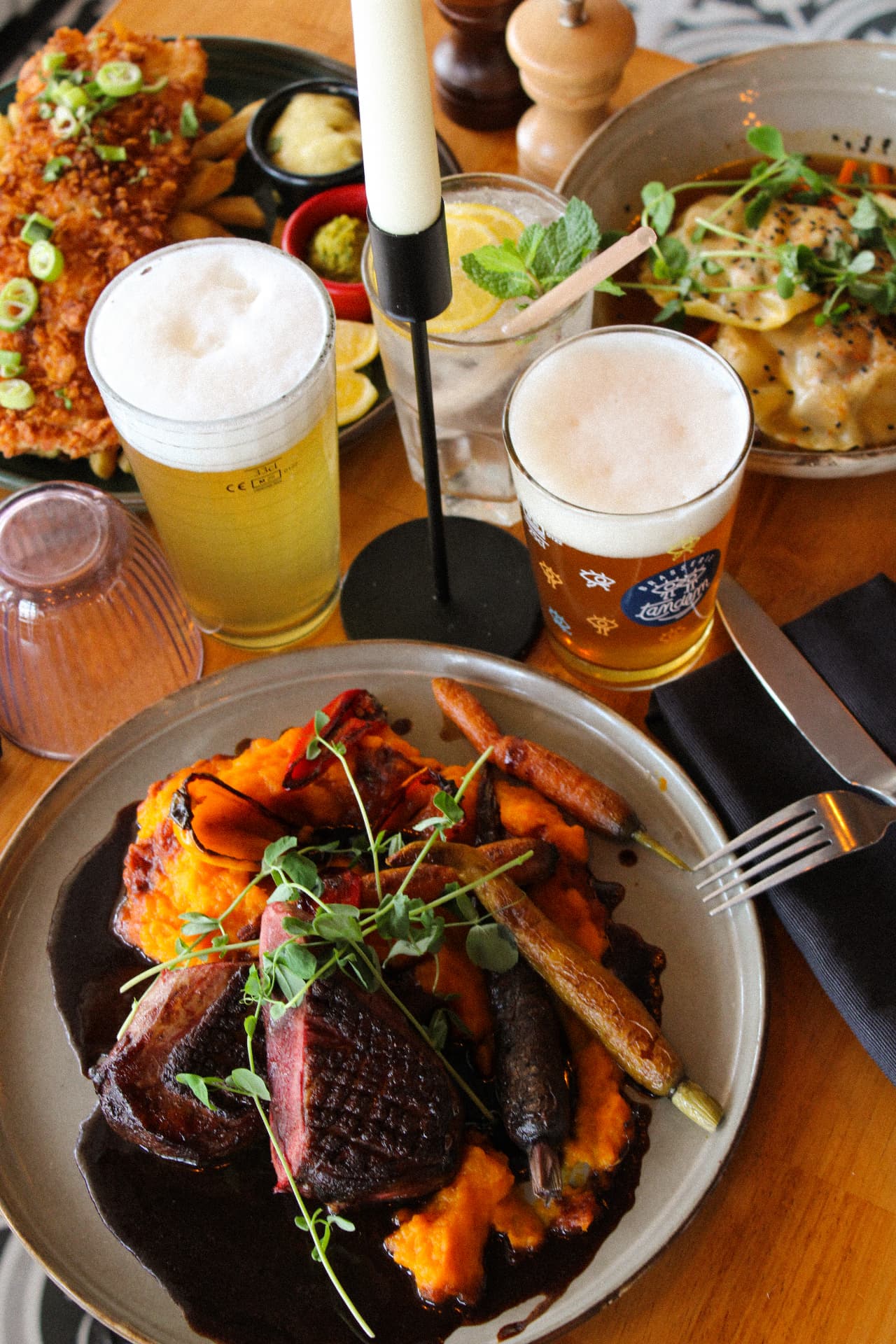 Photo réalisée par CHAUD pour un restaurant ou un bar