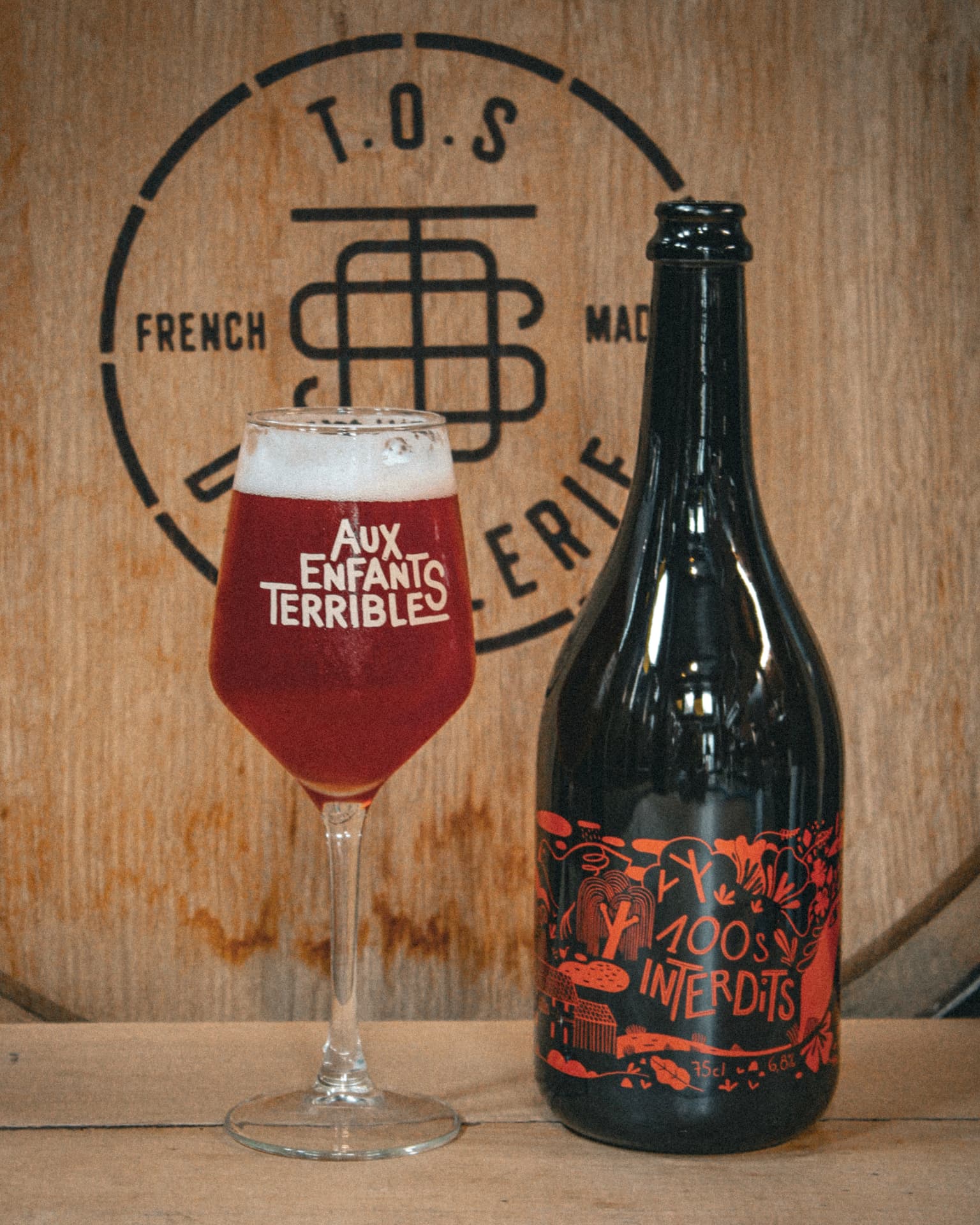 Aux Enfants Terribles  : photo réalisée par CHAUD, communication de brasserie artisanale